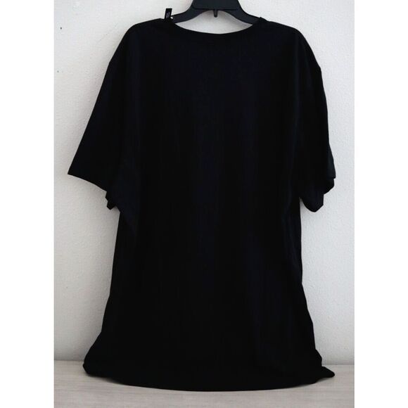 The North Face NF0A812NOVY1 Men Sz 3XL Black Abstract Print S/S Jumbo Tee Shirt - Picture 2 of 8